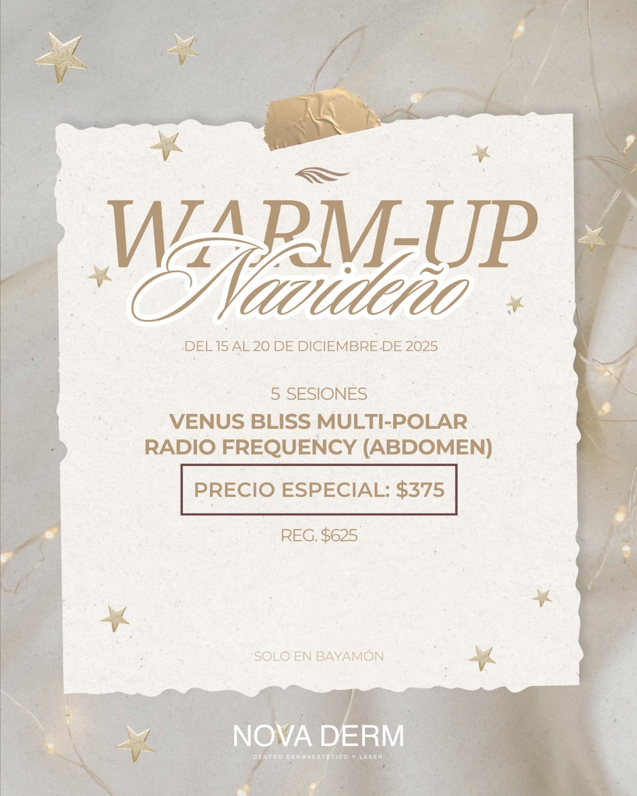 Venus Bliss Multi-Polar Radio Frequency (Abdomen)