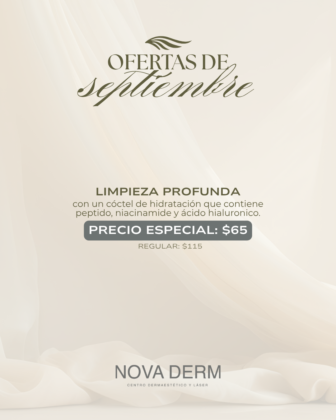 Limpieza facial con hidratación