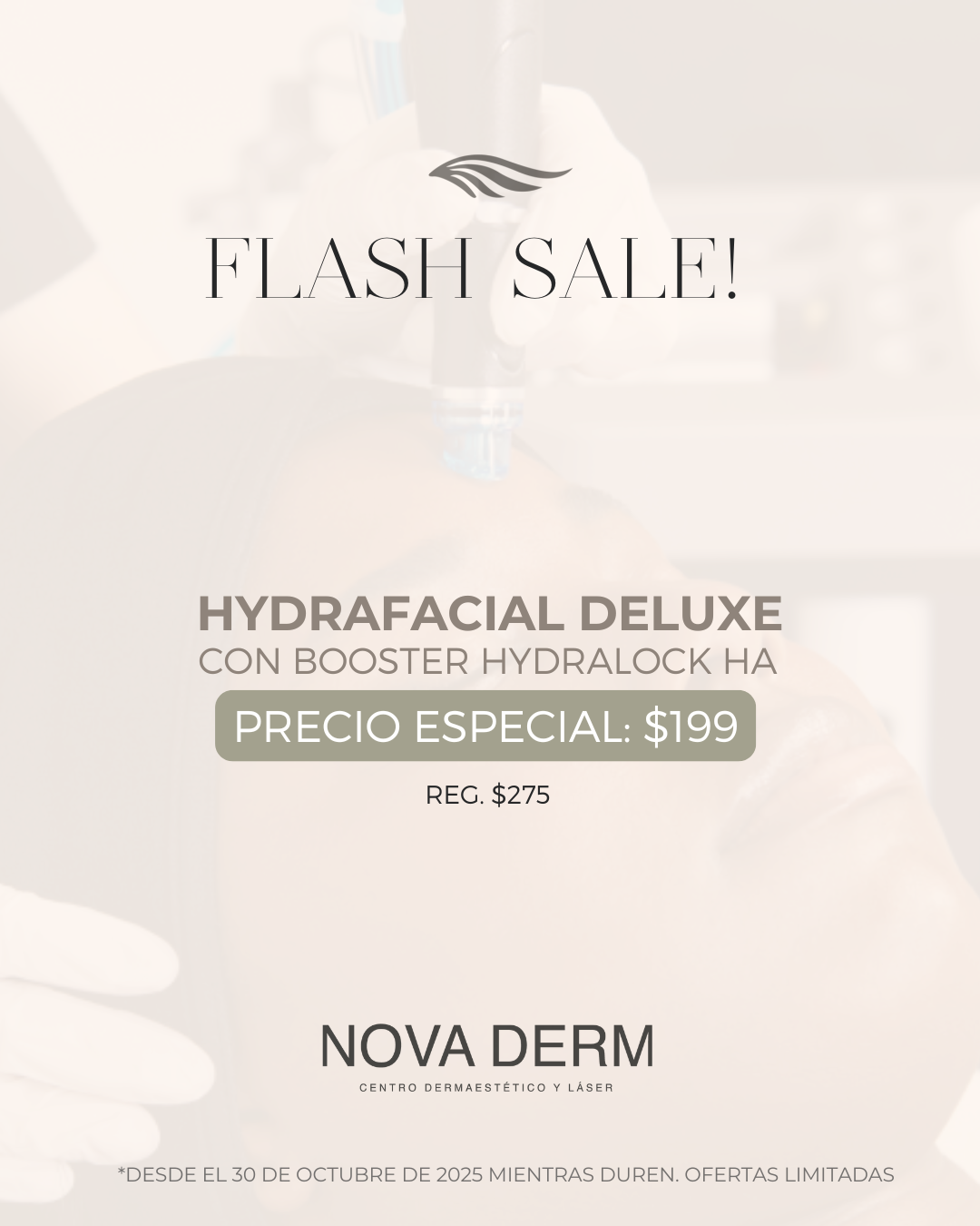 HydraFacial Deluxe con Booster Hydralock HA