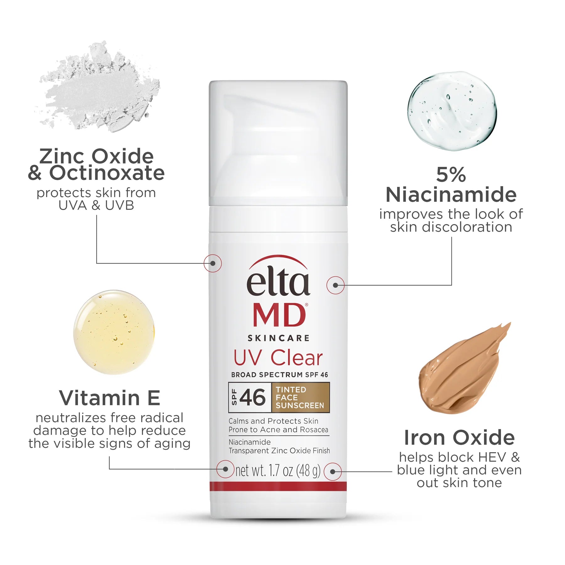 EltaMD UV Clear Tinted Broad-Spectrum SPF 46